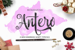 Antero Font: Elegant Script for Crafting and Selling