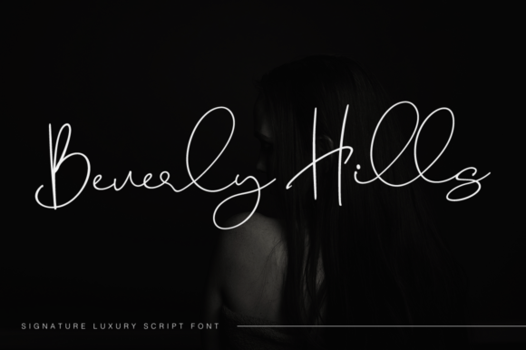 Beverly Hills Font: A Modern Script for Editorial Design