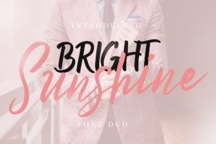 Bright Sunshine Duo: A Premium Font for Polished Branding