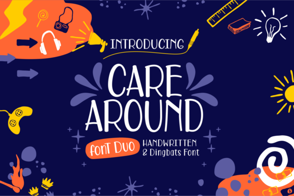 Care Around: A Handwritten Typeface for Editorial Warmth