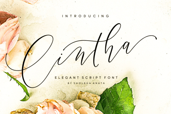 Cintha: A Script Font with Personality for Branding and Creative Projects