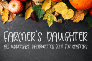 Farmers Daughter Font: A Handwritten Script for Craft Projects