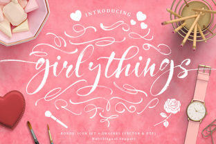 Girly Things Font Family for Modern Web Design