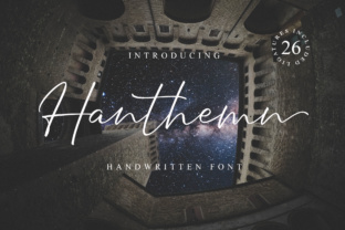 Hanthen: A Script Font with Quiet Elegance