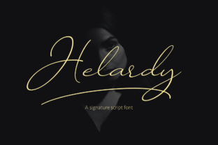 Helardy Font: A Classy Script for Digital Branding
