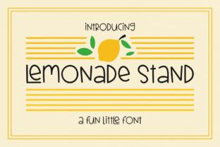 Lemonade Stand Font: A Playful Script for Creative Makers