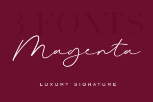 Magenta Duo: A Script Font for Elegant Editorial Design