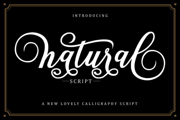 Natural Script: A Feminine Typeface for Real Craft Projects