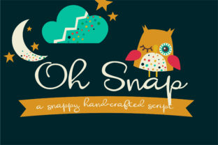 Oh Snap Font: A Playful Script for Digital Design