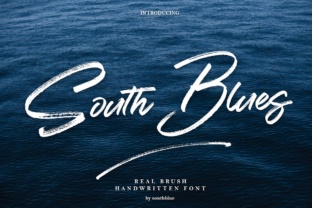 South Blue: A Stylish Script Typeface for Web Design