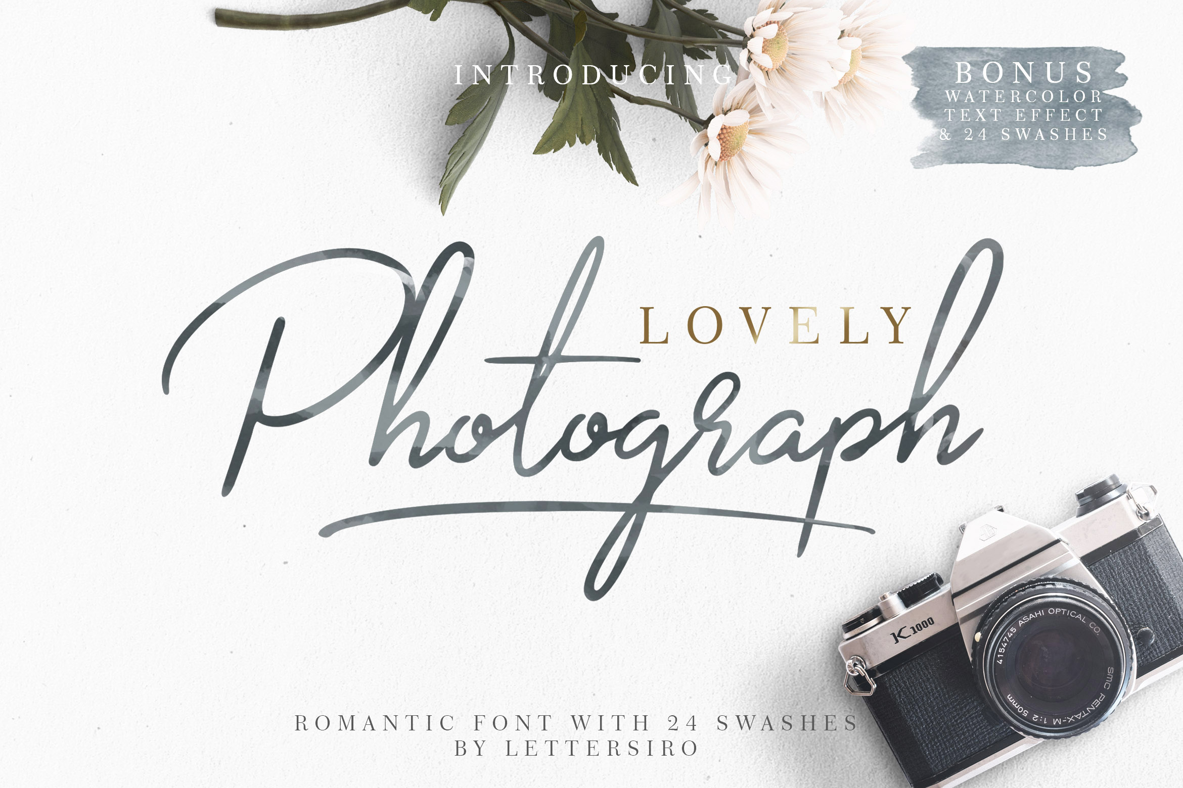 Styling with the Lovely Photograph Typeface