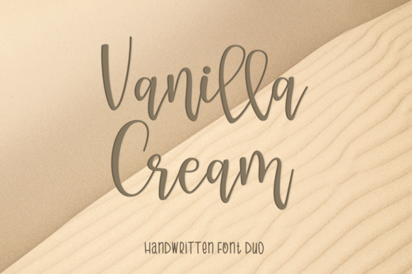 Vanilla Cream Font: A Modern Handmade Typeface for Craft Creators