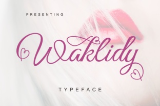 Waklidy Font: A Delicate Script for Crafting and Selling