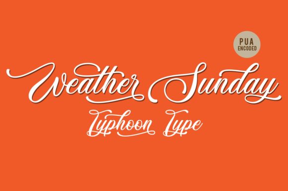 Weather Sunday Font: Elevate Your Brand with Luxurious Script Typography